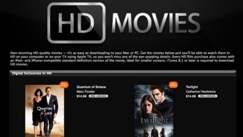 Acquistare e noleggiare film in HD direttamente da iTunes
