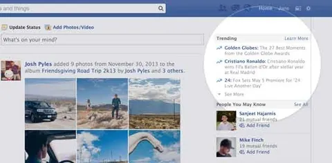 Facebook è più trending