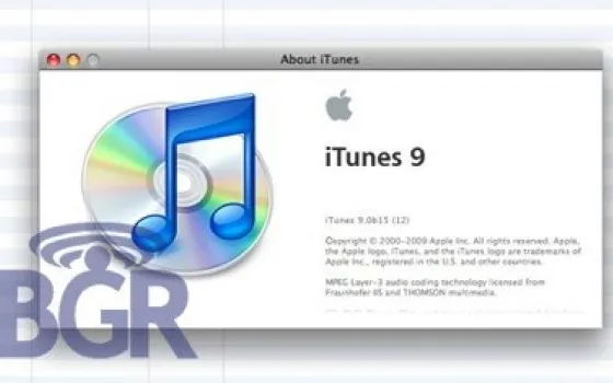 Gli screenshot di iTunes 9?