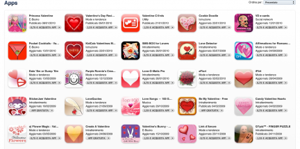 San Valentino: Apple gli dedica una sezione su App Store