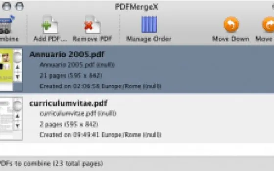 PdfMergeX: uniamo documenti pdf tra loro