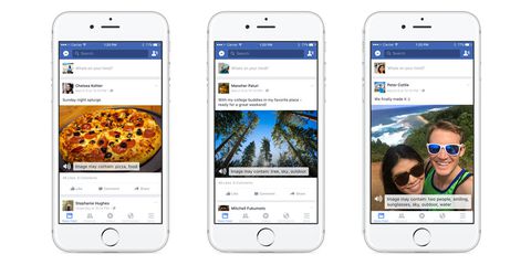 Facebook, l'app per iOS permette ai non vedenti di avere una descrizione delle foto