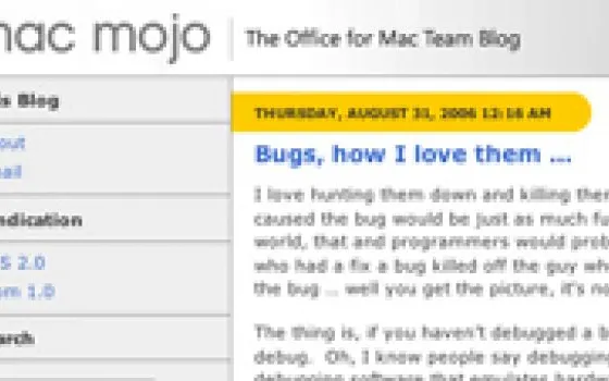 I programmatori Macintosh di Microsoft aprono un blog