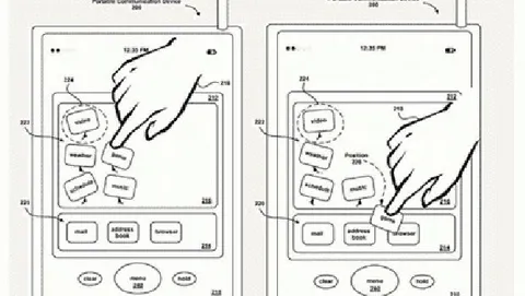 Apple brevetta l'organizzazione delle icone su iPhone