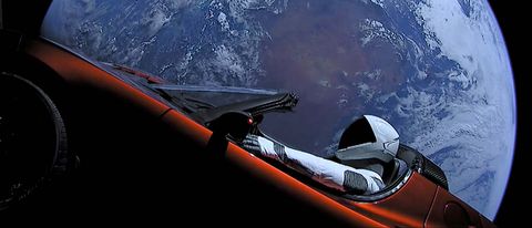 Starman e la sua Tesla, primo giro intorno al Sole