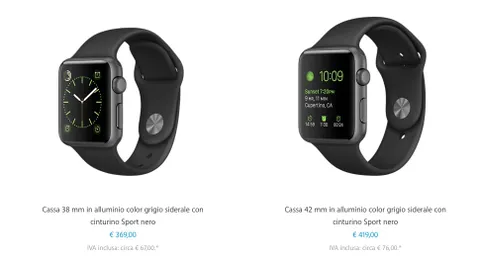 Apple Watch, calano i prezzi del dispositivo e delle riparazioni