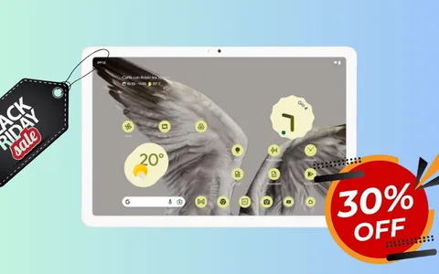 Black Friday shock: oggi risparmi 150€ sull'innovativo Google Pixel Tablet (-30%)