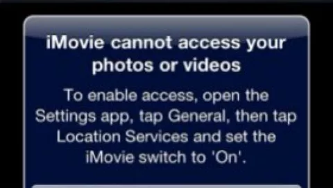 Problemi con iMovie per iPad