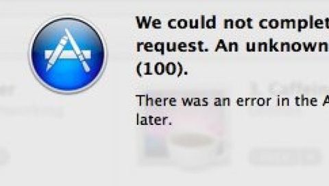 Mac App Store: risolvere l'errore 100