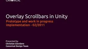 Overlay Scrollbars in Unity