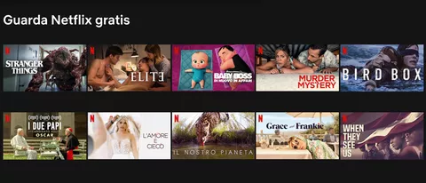 Netflix gratis: i contenuti da vedere senza abbonamento