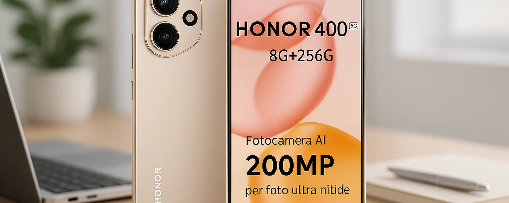 HONOR 400 a 379,90€: prezzo SGRETOLATO su Amazon
