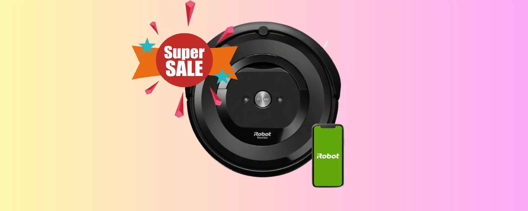 RISPARMIA 120 EURO sul Robot Aspirapolvere iRobot Roomba: offerta LAMPO