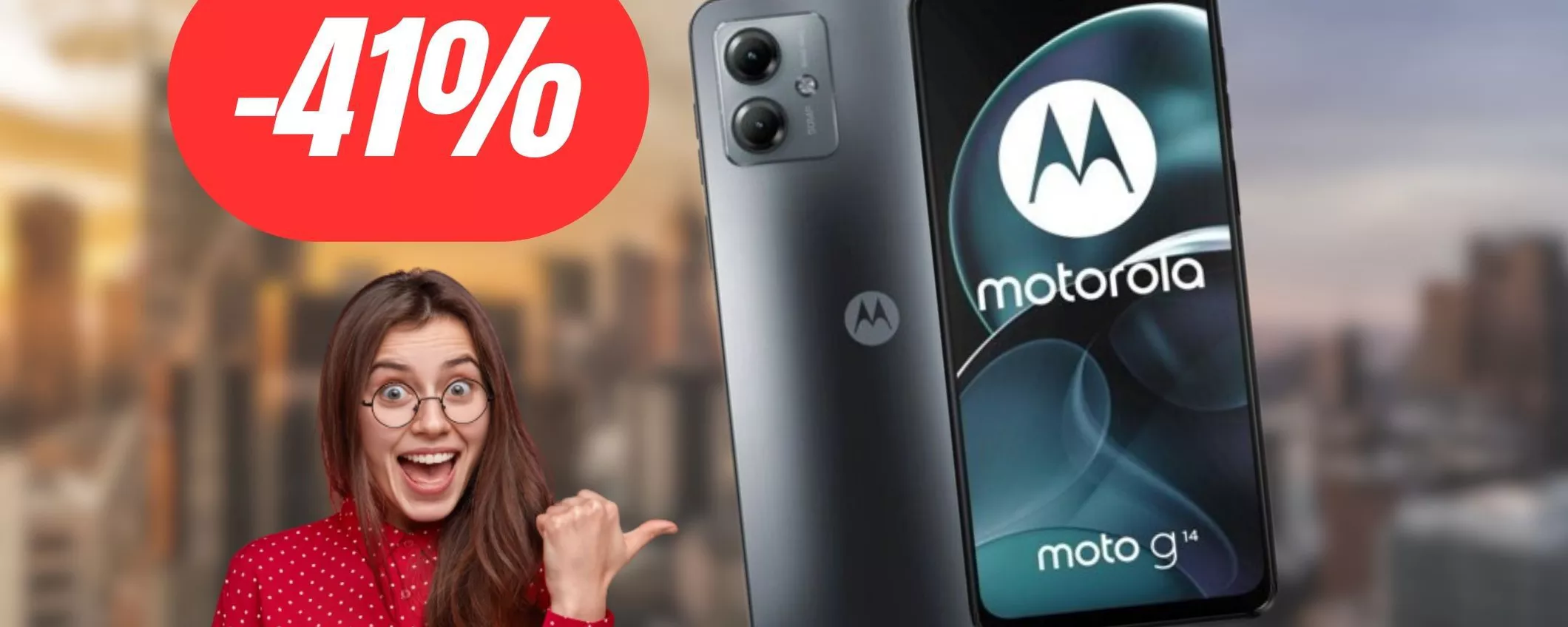 Motorola G14: l'entry level DEFINITIVO in promozione