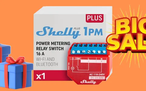 Interruttore a Relè Shelly Plus a quasi metà prezzo: portalo a casa a soli 13€