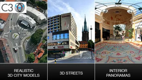 C3 Technologies crea mappe 3D anche di strade ed interni