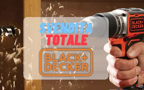 BLACK+DECKER trapani e attrezzi fino a -33%: PREZZI in CADUTA LIBERA!