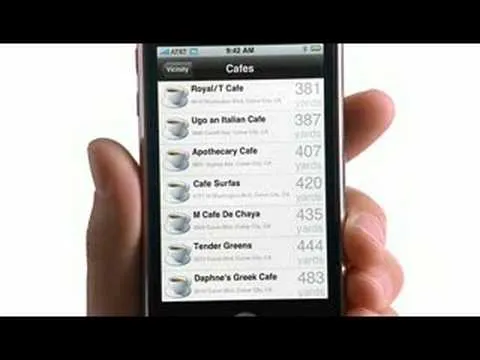 apple iphone 3g vicinity ad
