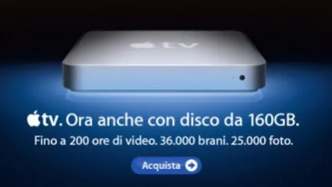 Apple TV disponibile su Apple Store