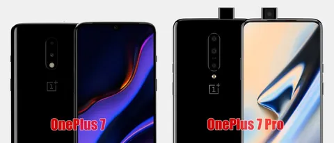 OnePlus 7 e OnePlus 7 Pro, design e specifiche