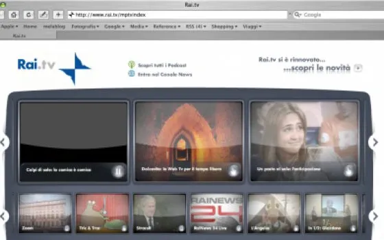 Rai.tv finalmente attenta al resto del mondo
