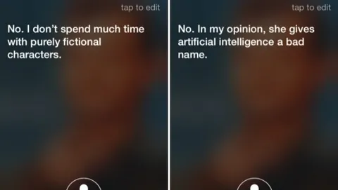 Siri risponde alle domande sul film Her