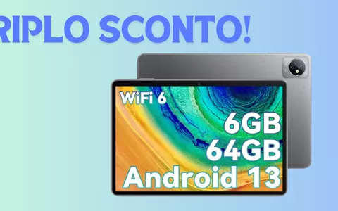 TRIPLO SCONTO sul Tablet Blackview: offerta ASSURDA solo per oggi