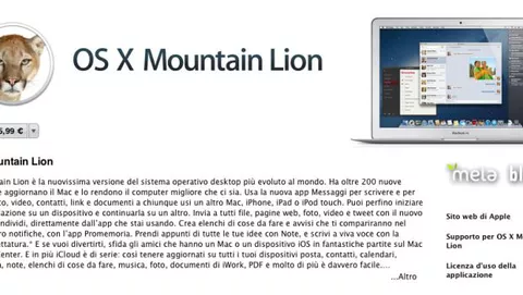 Novità, curiosità e prime impressioni di OS X 10.8 Mountain Lion