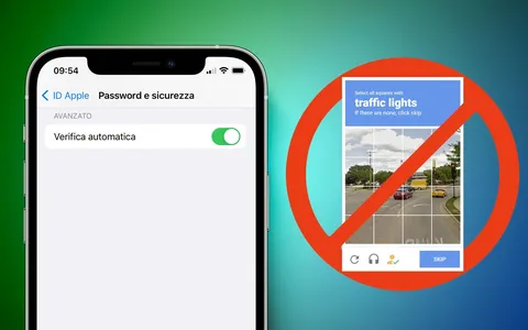 iOS 16: togliere i CAPTCHA dai siti Web