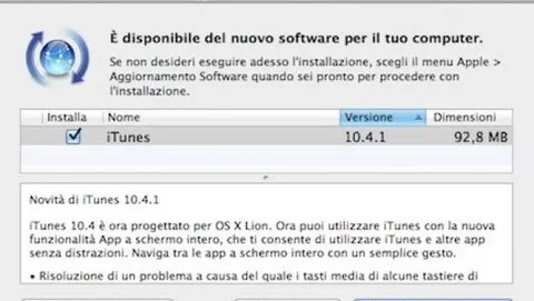 iTunes 10.4.1: 5 bug-fix e miglioramenti