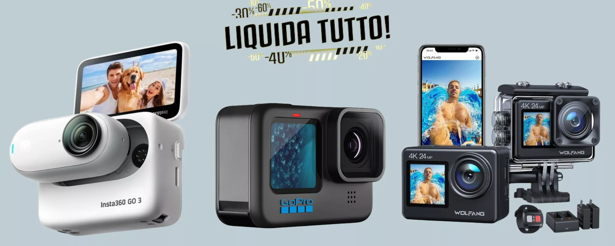 Le migliori Action cam da portare IN VACANZA in SVENDITA su Amazon