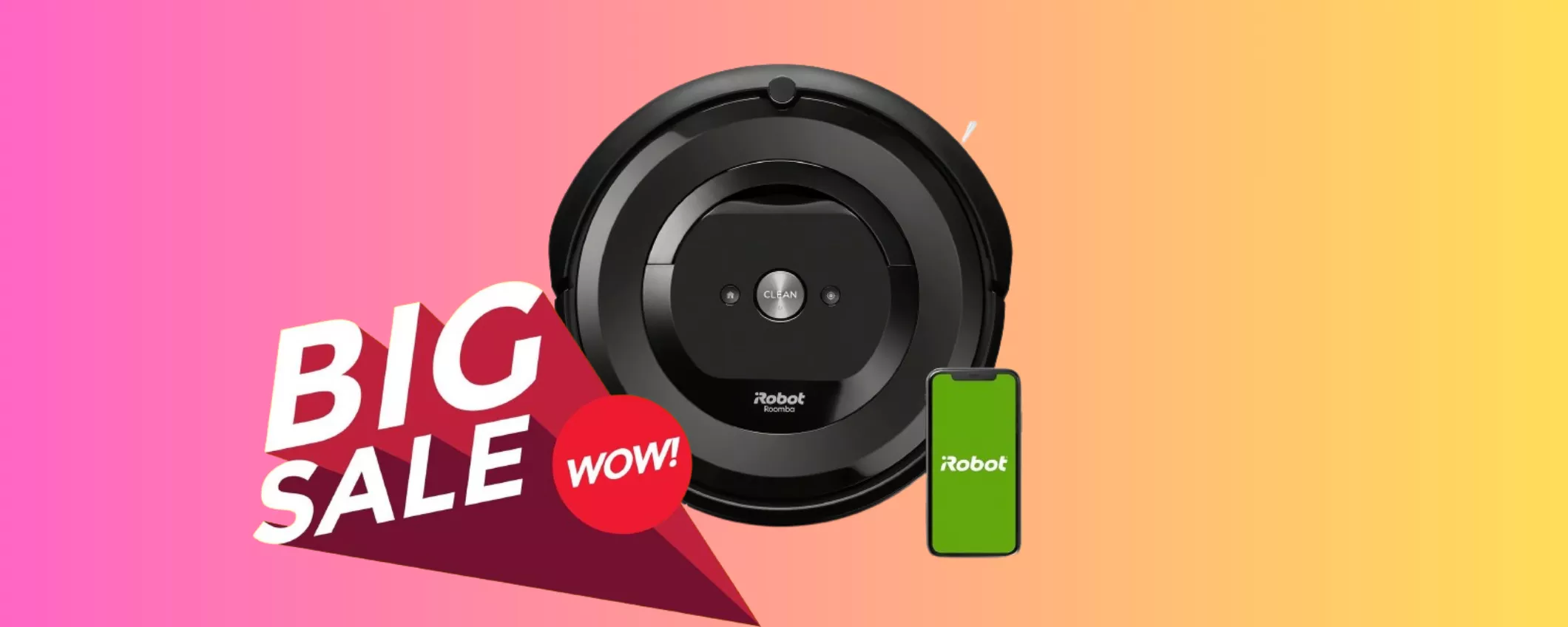 iRobot Roomba Aspirapolvere e Lavapavimenti a 100 EURO IN MENO: solo per OGGI