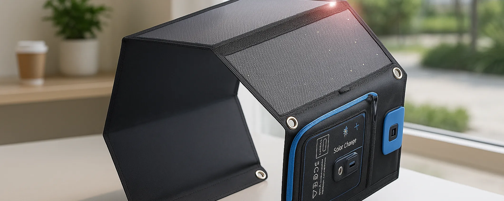 Energia sempre con te: BigBlue 28W solare portatile in offerta su Amazon