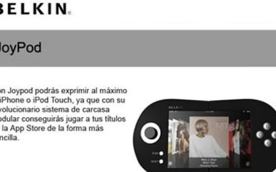 Belkin è al lavoro per JoyPod, un game controller per iPhone? (Aggiornato)