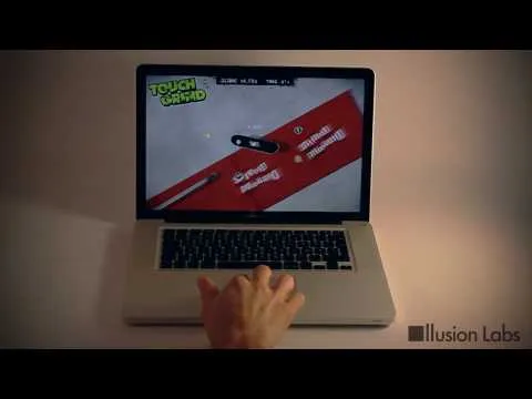 Multitouch Touchgrind gaming on a MacBook