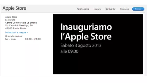 Apple Store di Rimini inaugurazione sabato 3 agosto