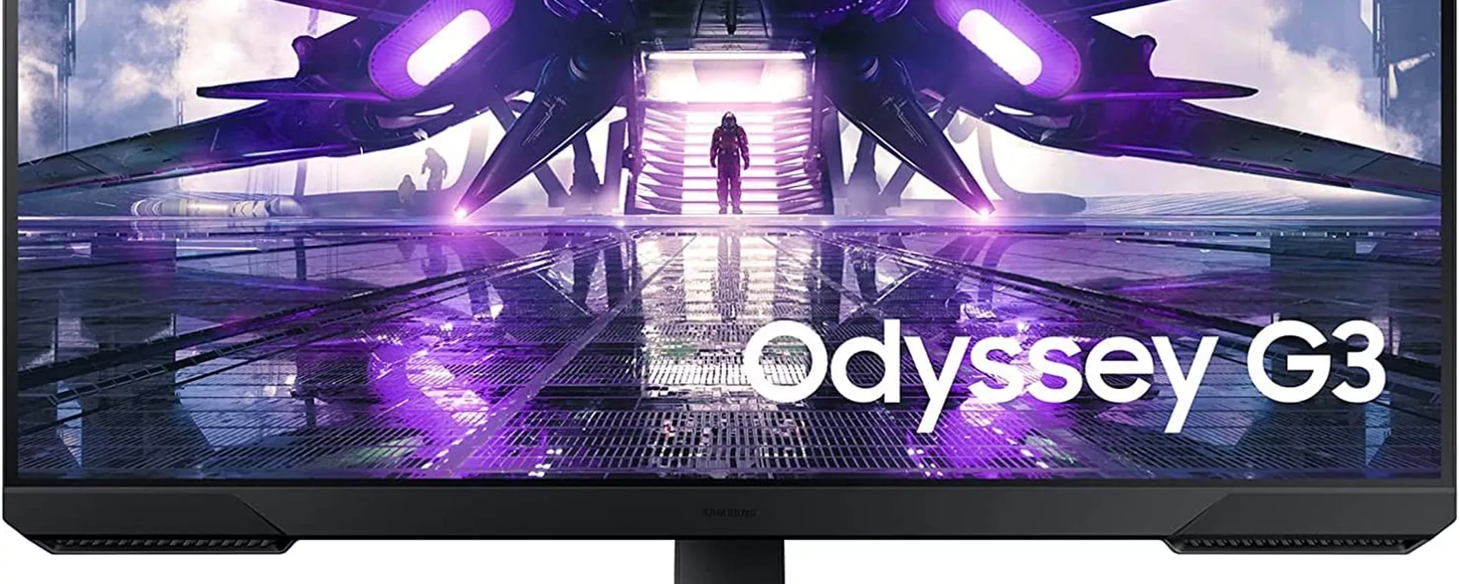 Monitor Samsung Odyssey G3 per Gaming ad un prezzo scontatissimo su Amazon