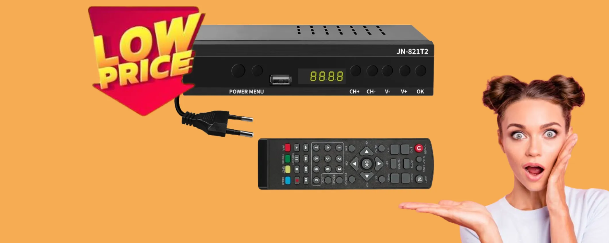 Guarda tutti i canali che vuoi con il Decoder Digitale Terrestre a soli 16€ (-43%)