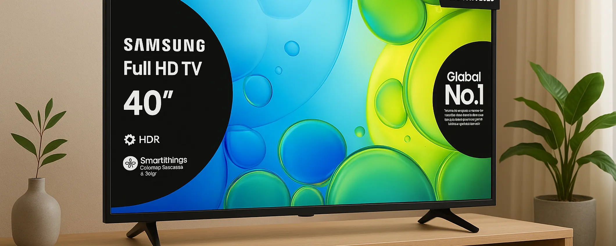 Samsung 40” Smart TV: qualità, funzioni smart e design a prezzo ribassato