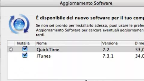 Rilasciati update 7.3.1 per iTunes e 7.2 per QuickTime (Aggiornato)