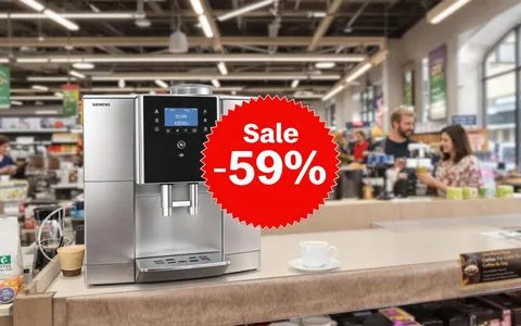 Lidl sconta la Siemens EQ500: macchina da caffè al 59%