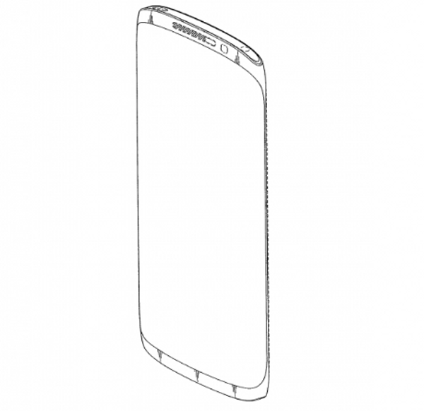 Nuovo design per smartphone Samsung nella domanda di brevetto