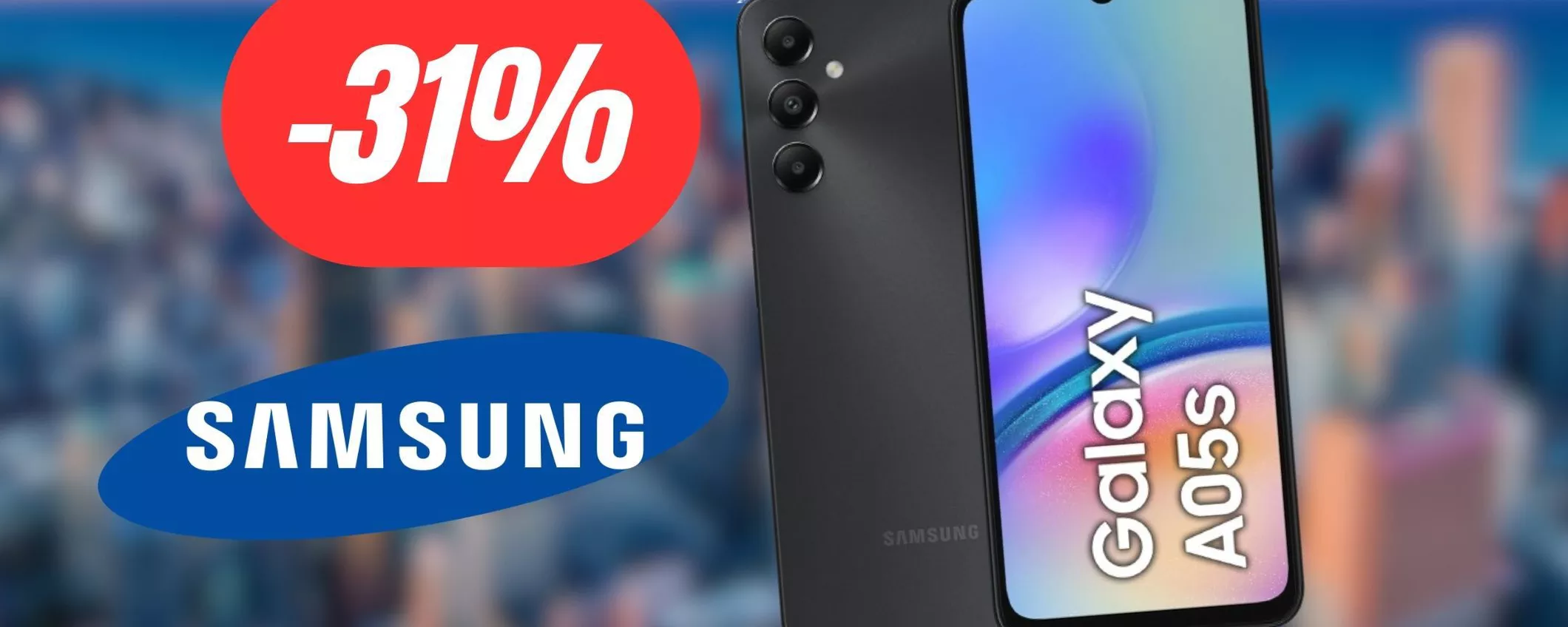 Samsung Galaxy A05s: l'entry level DEFINITIVO al 31% di sconto