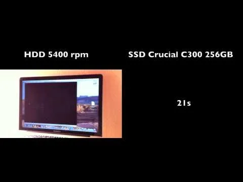 Windows 7 on Parallels 6, HDD 5400 rpm vs. SSD Crucial C300 256GB