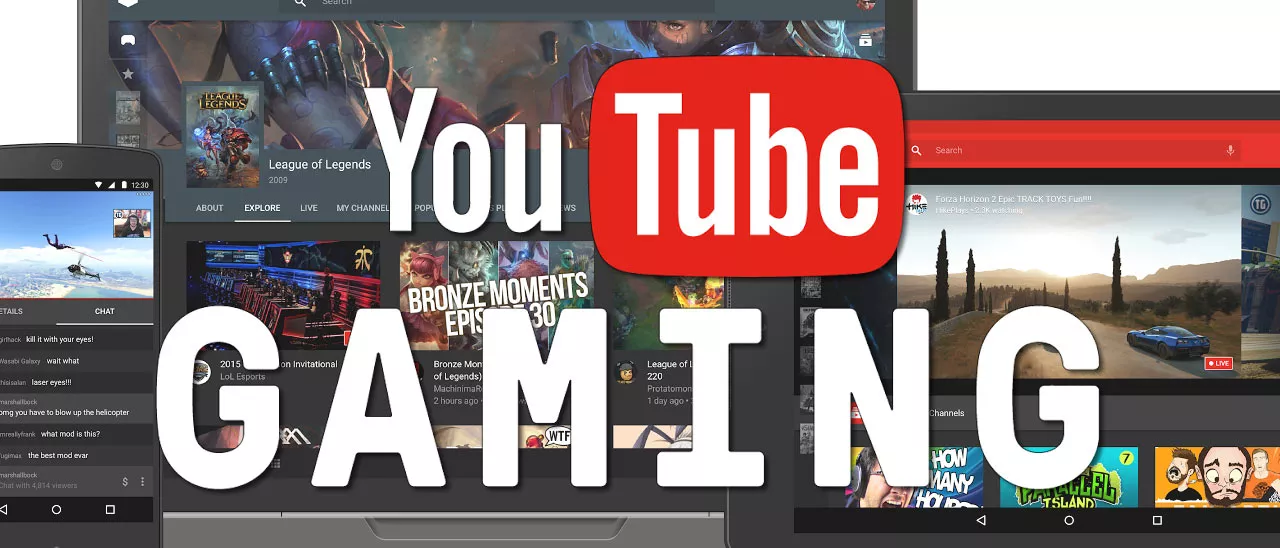YouTube Gaming: live streaming anche da mobile