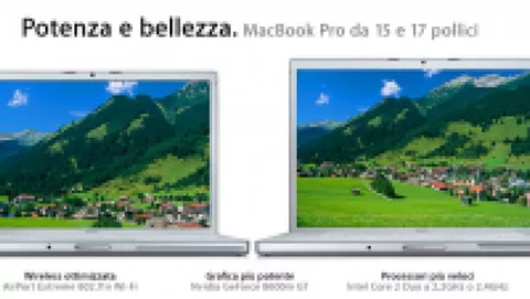 Nuovi particolari sui MacBook Pro