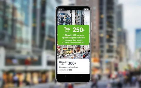 Iliad lancia le offerte Top 250 e Top 300: Giga in aumento e 5G incluso