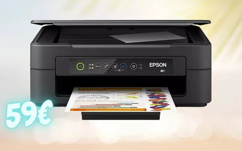 STOP alle gite in copisteria: stampante Epson a 59€ con scanner