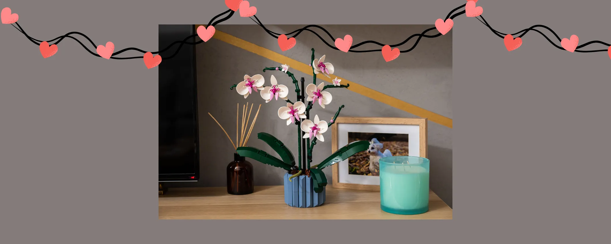 Idea regalo per San Valentino: Pianta di orchidea LEGO a prezzo mini su Amazon