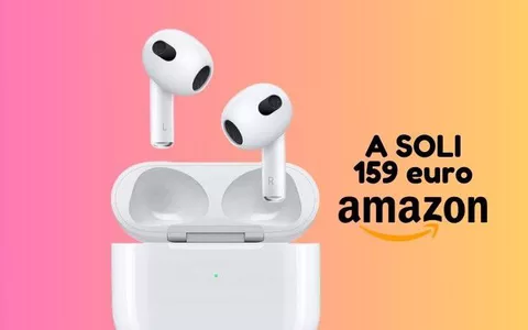 Apple AirPods (3° gen): solo per oggi a 159 euro su Amazon!